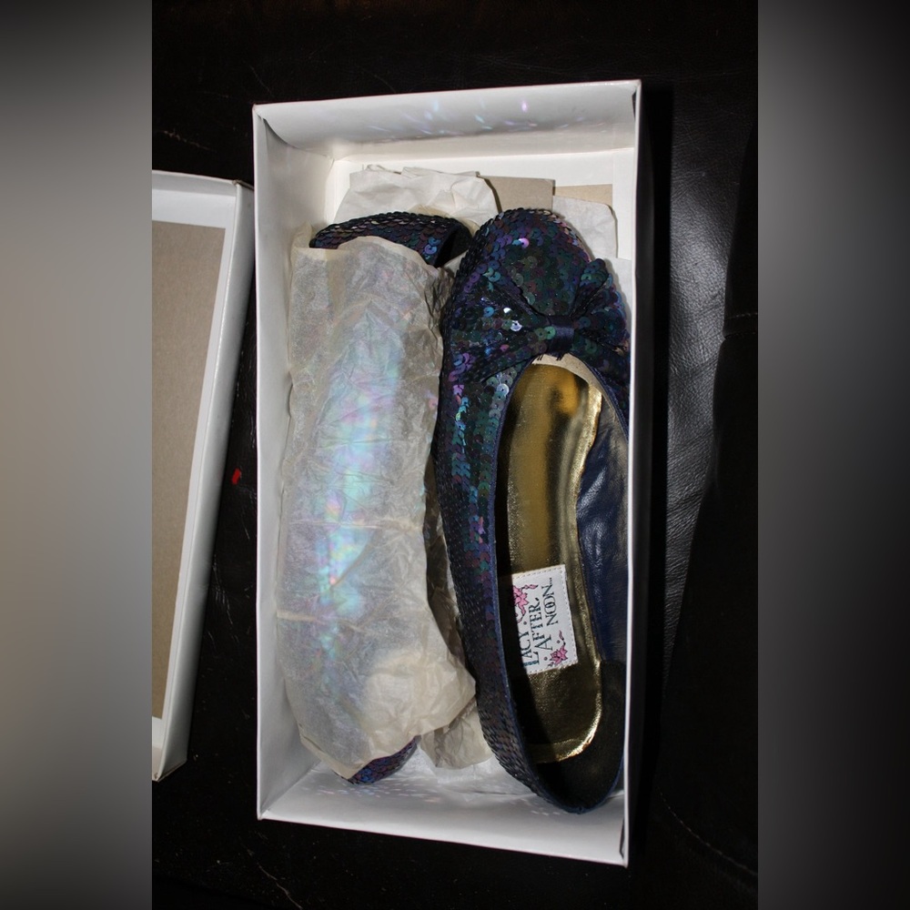 Lacy Afternoon Shiny Flats